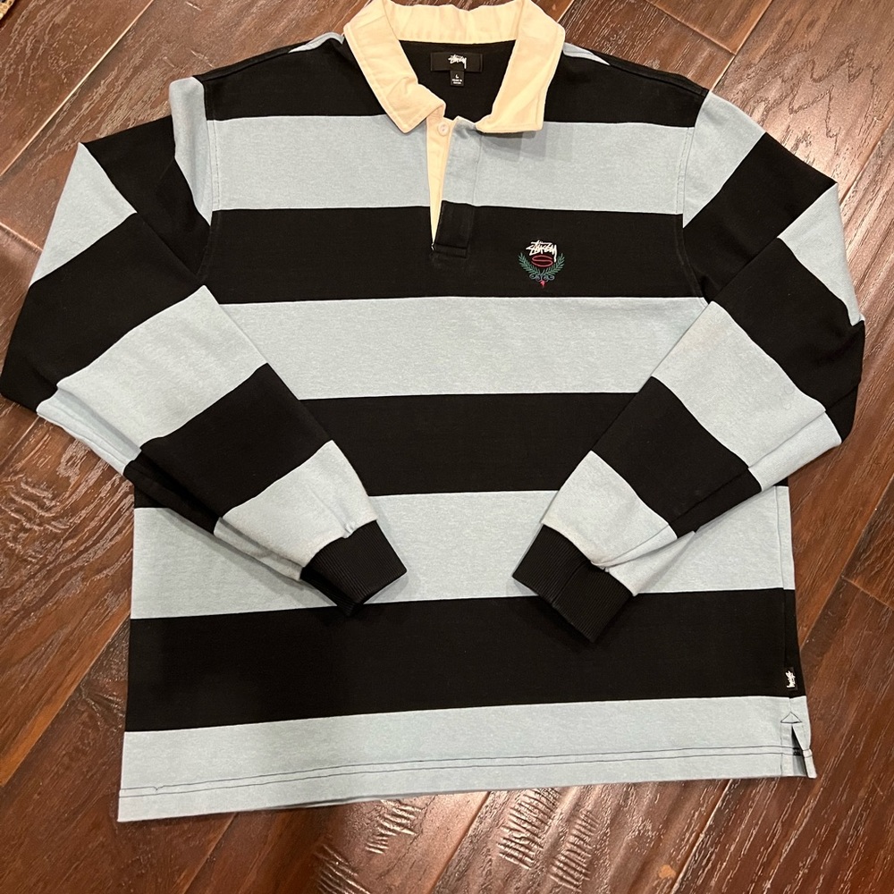 Stussy rugby polo long sleeve